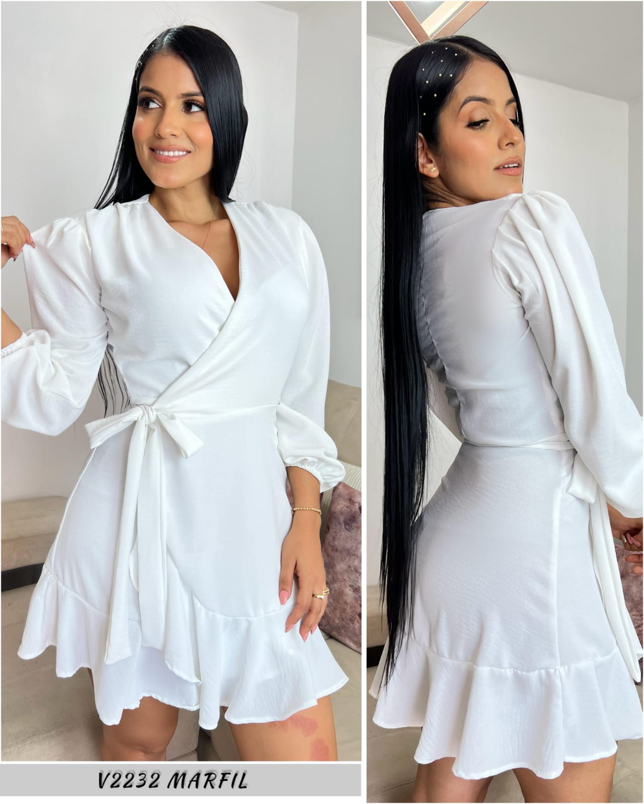 V2232-Elaborado seda Hindu