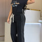 SET PAULETTE-ELABORADO EN BURDA LICRADA (NEGRO