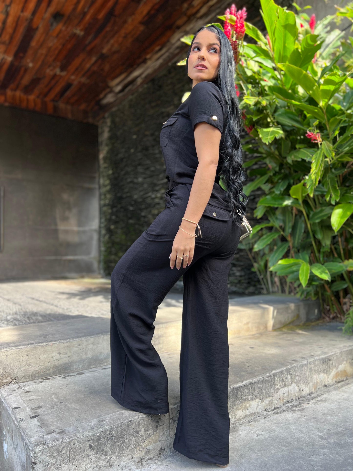 SET ADDA-ELABORADO EN RAYON CON NYLON SATINADA