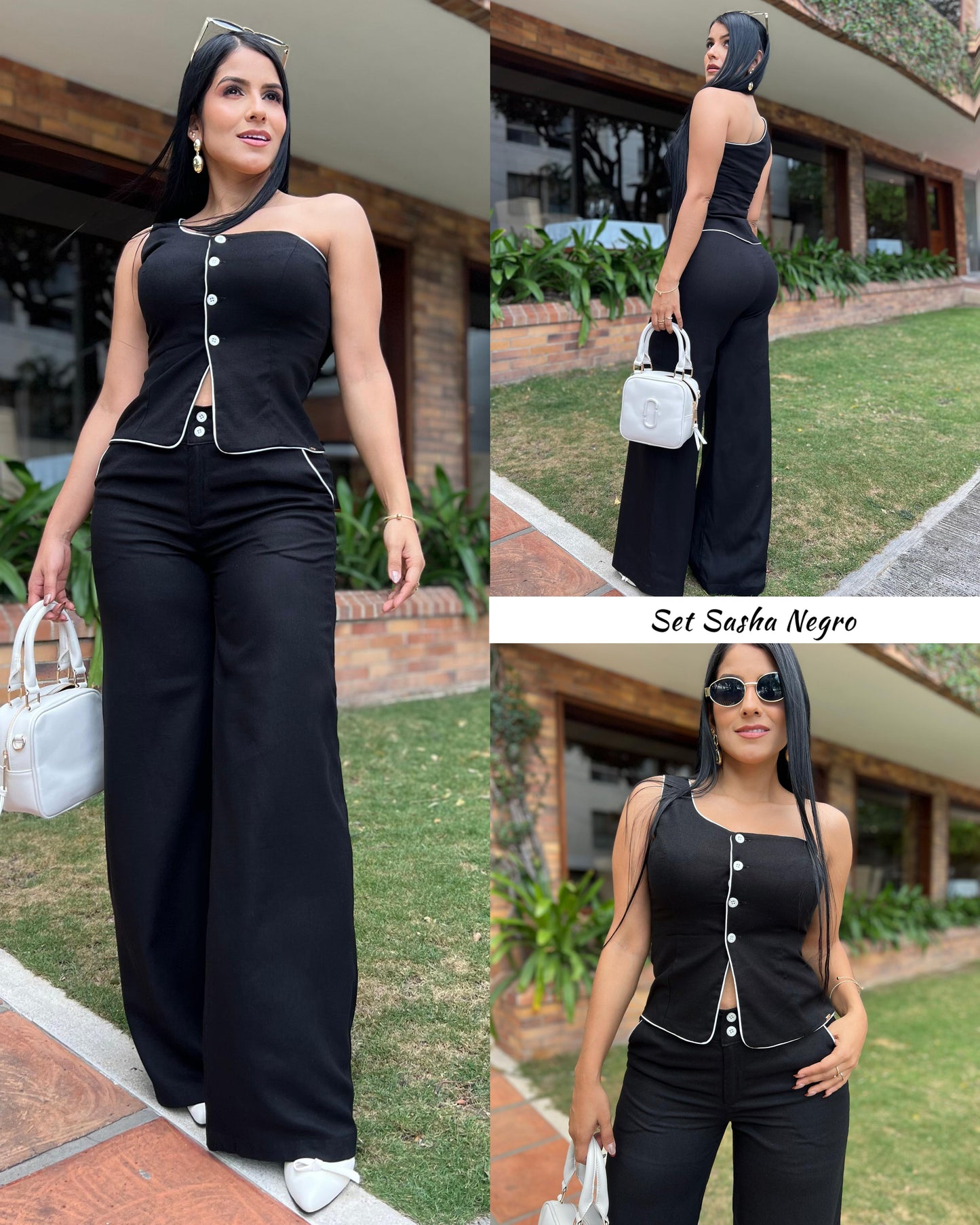 SET SASHA-ELABORADO EN LINO