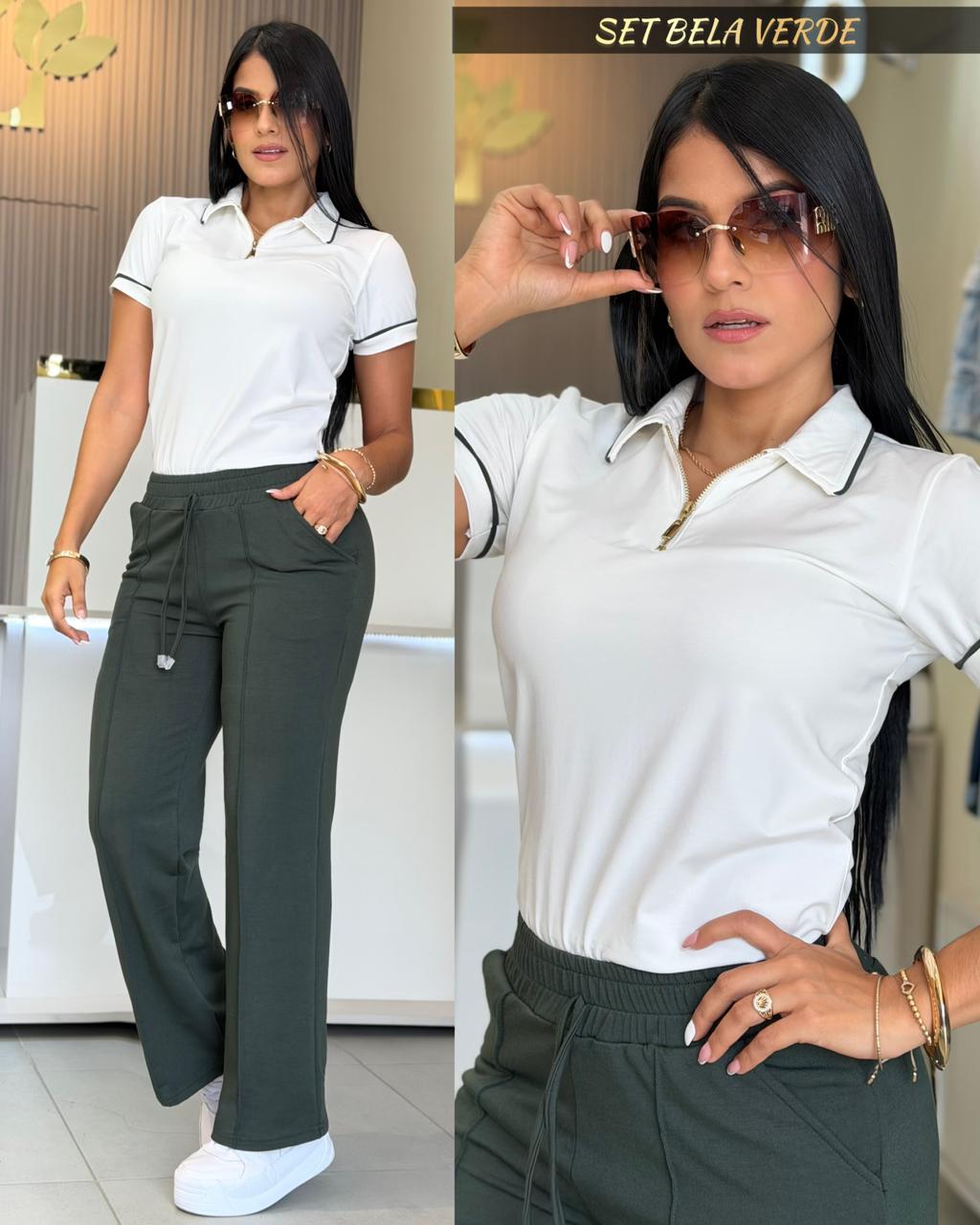 SET BELA-CAMISA TELA FRIA-SUDADERA BURDA