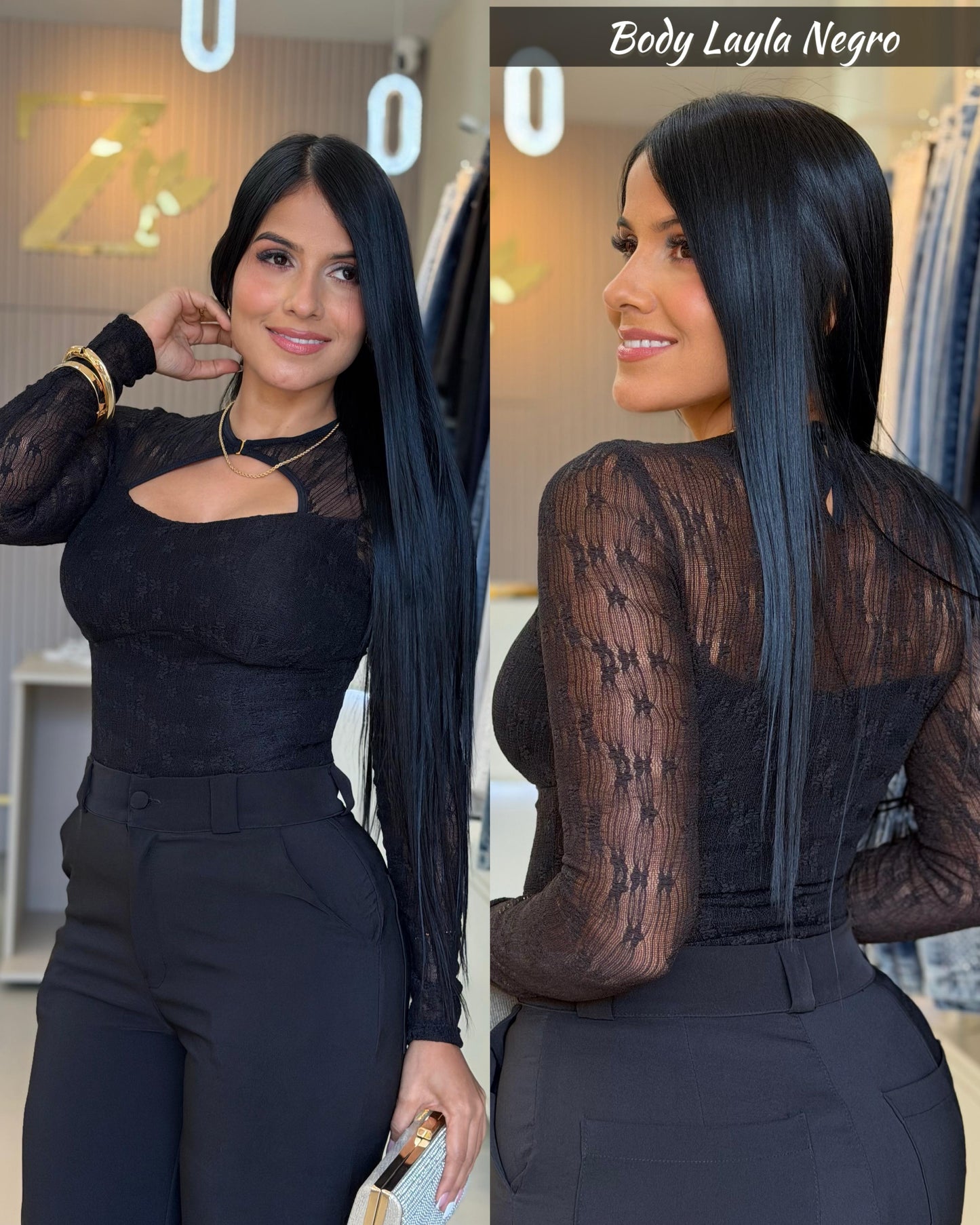 BODY LAYLA-BLONDA CON SPANDEX