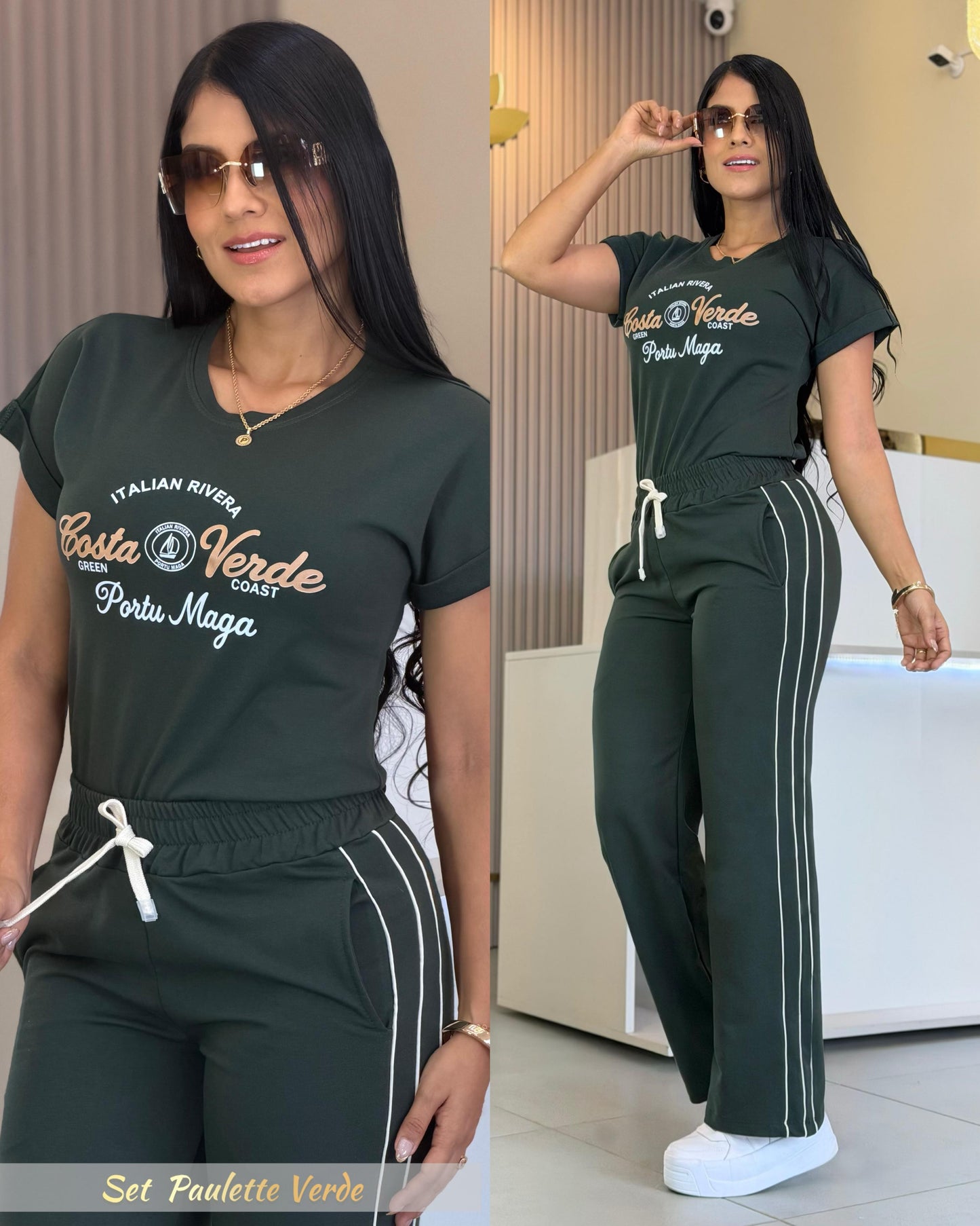 SET PAULETTE-ELABORADO EN BURDA LICRADA