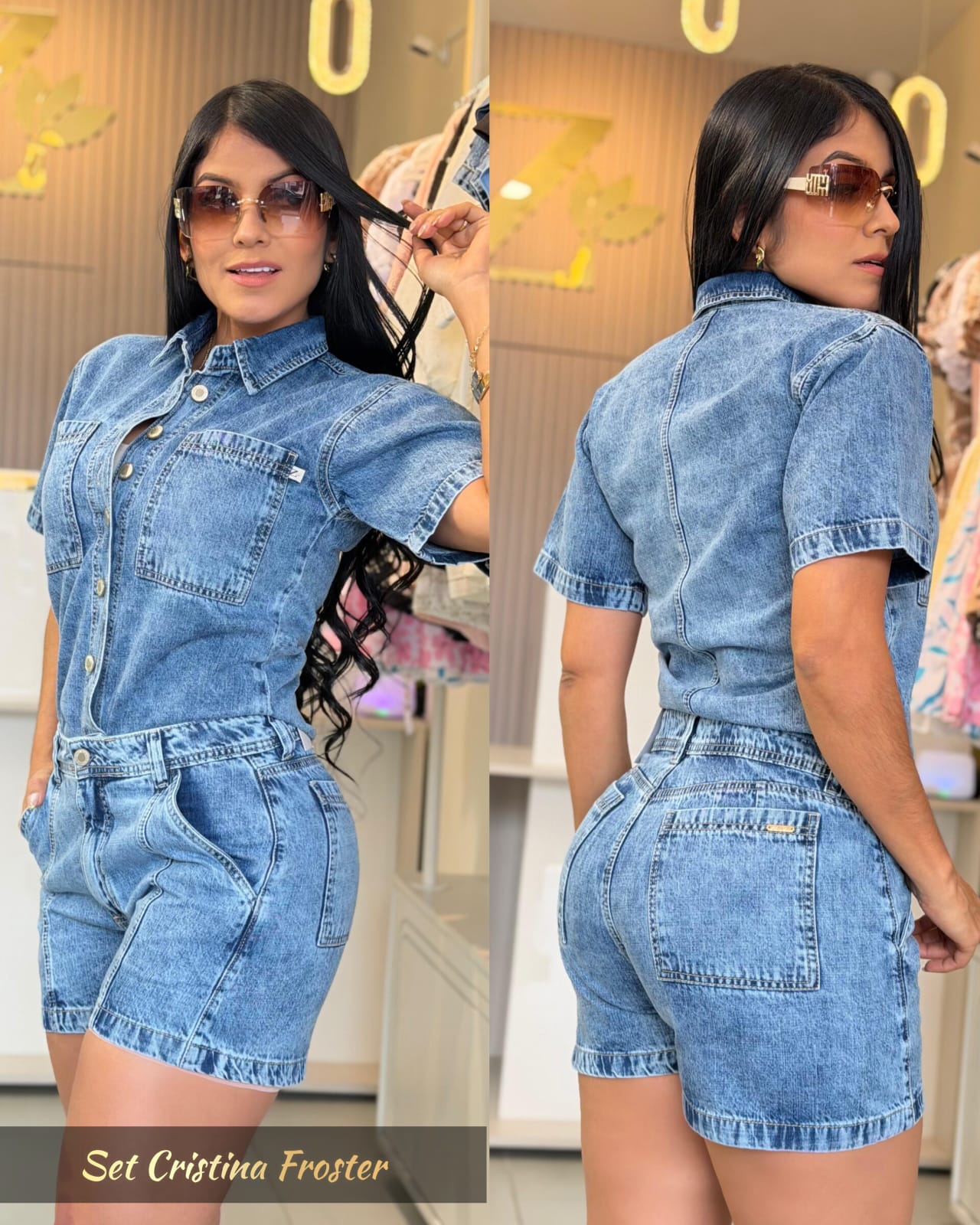 SET CRISTINA-DENIM LIVIANO PREMIUM