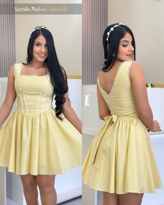 VESTIDO PALOMA-ELABORADO POPELINA PREMIUM