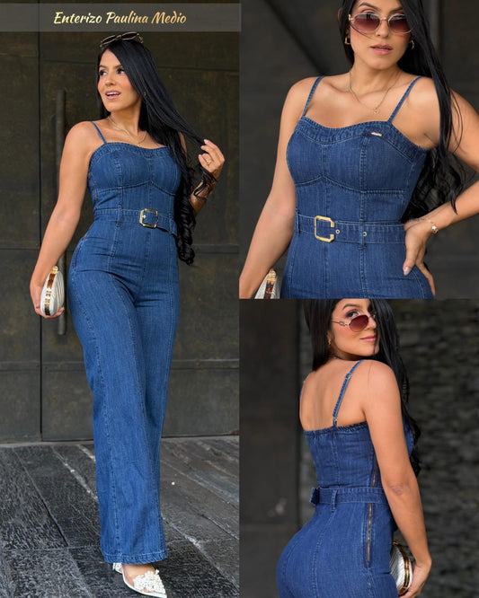 ENTERIZO PAULINA-ELABORADO EN DENIM